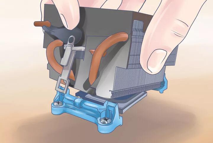 導(dǎo)熱硅脂點(diǎn)完安裝